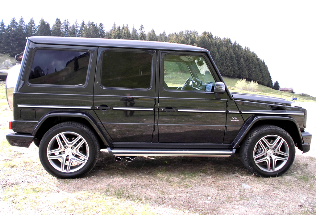 Mercedes G-Klasse: So sieht die Geländewagen-Ikone aktuell von der Seite aus. 