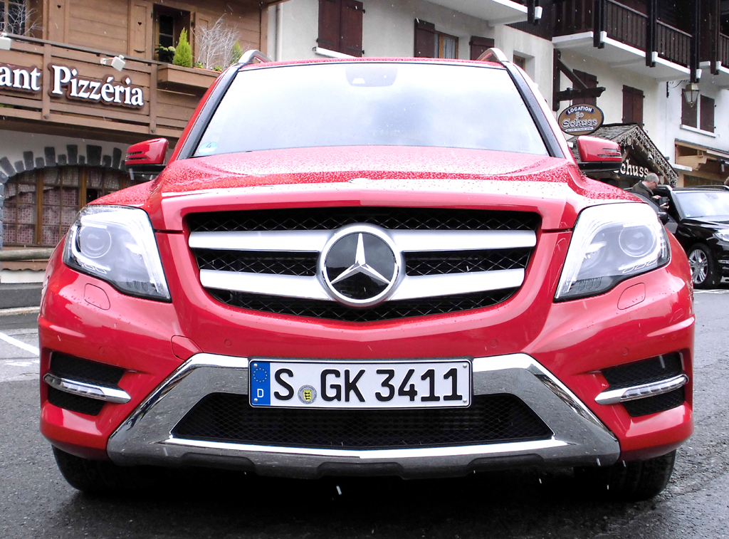 Mercedes GLK: Blick auf die Frontpartie. 