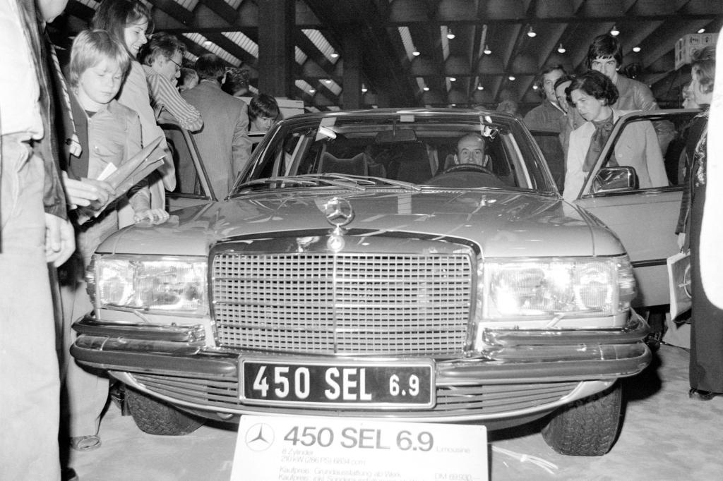 Mercedes S-Klasse Typ 450 SEL 6.9 IAA-Premiere 1975