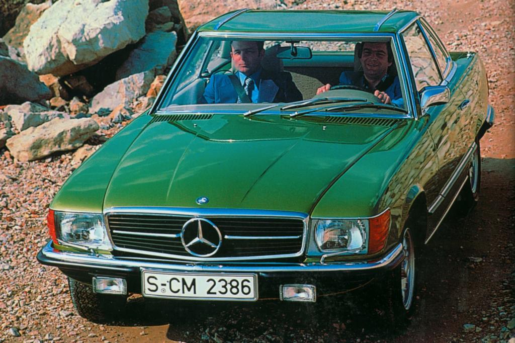Mercedes SL ab 1971 als Vorbote der S-Klasse