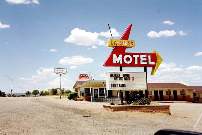 Motel an der Route 66 - Bild: Wikipedia