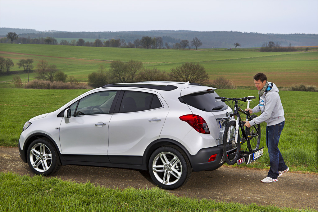Opel bietet Flex-Fix-Fahrradtträger für den Mokka