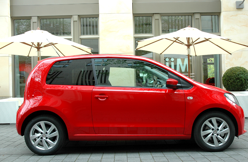 Seat Mii: So sieht der Kleinstwagen von der Seite aus. 