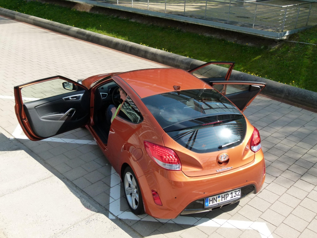 Test Hyundai Veloster 1.6 Style: Coupé mit Notausgang