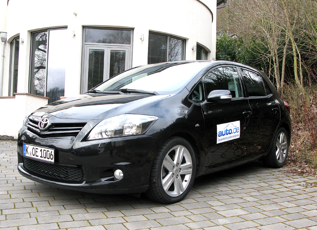 Toyota Auris, hier als Spitzenmodell mit 130/177 kW/PS starkem Diesel. Foto: Grebe 