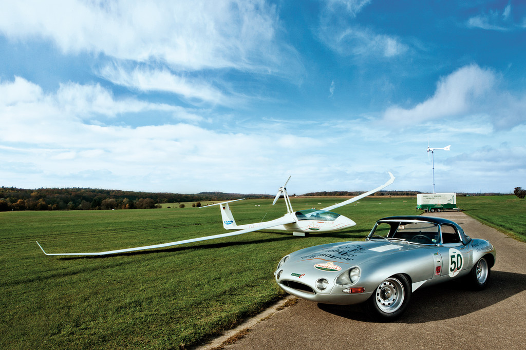 Windreich mit elektrifiziertem Jaguar E am Start