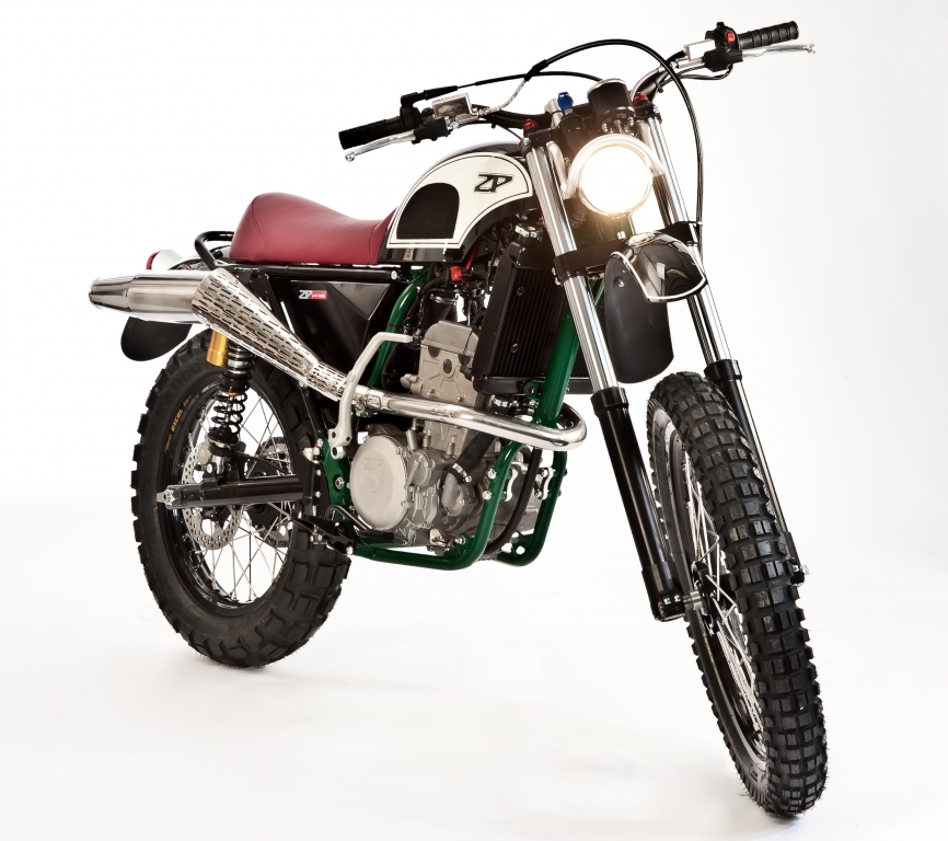 ZPsport 449: Handgefertigtes Retro-Gelände-Motorrad von ZPmoto aus Zschopau startet im Oktober