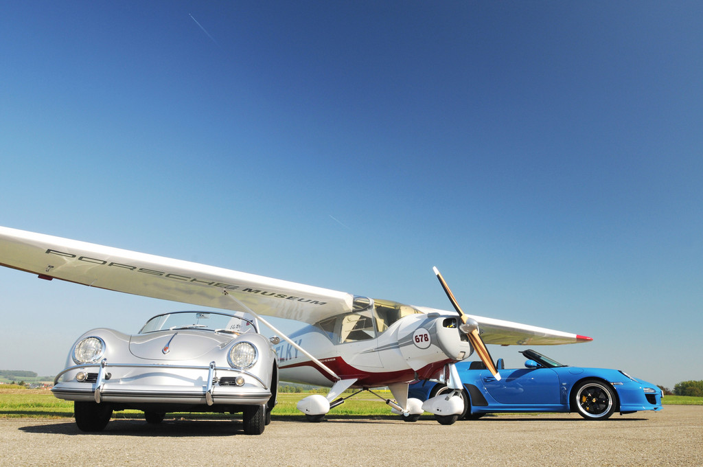 5. Flugplatz-Treffen: Porsche zu Lande und in der Luft