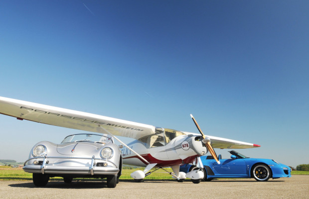 5. Flugplatz-Treffen: Porsche zu Lande und in der Luft