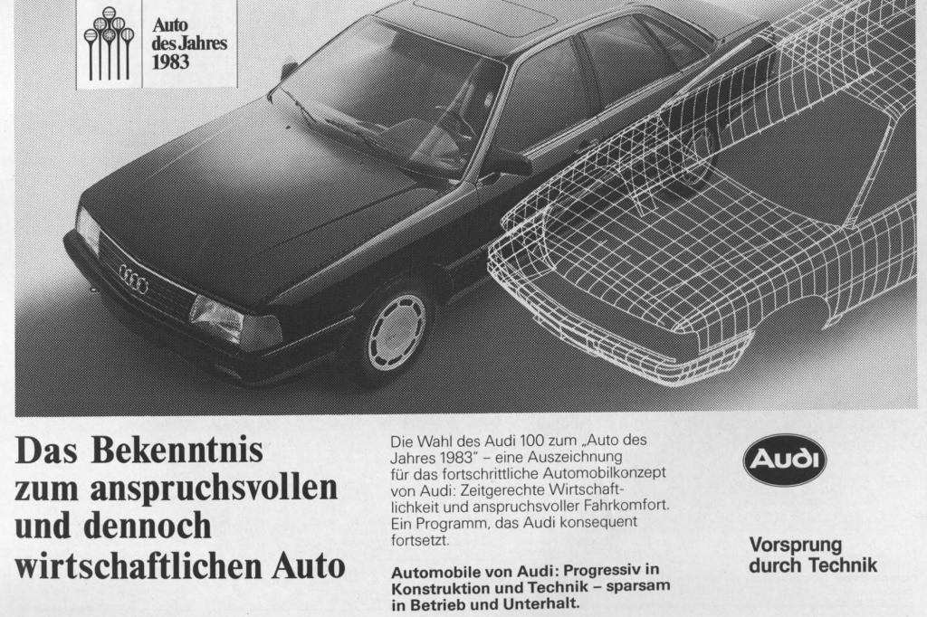 Audi 100 Auto des Jahres 1983