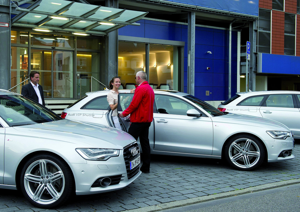 Audi bietet Shuttle-Service zum Audi Forum