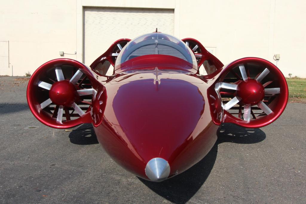Bis zu acht Motoren mit jeweils 110 PS sollen dieses Skycar in die Lüfte heben