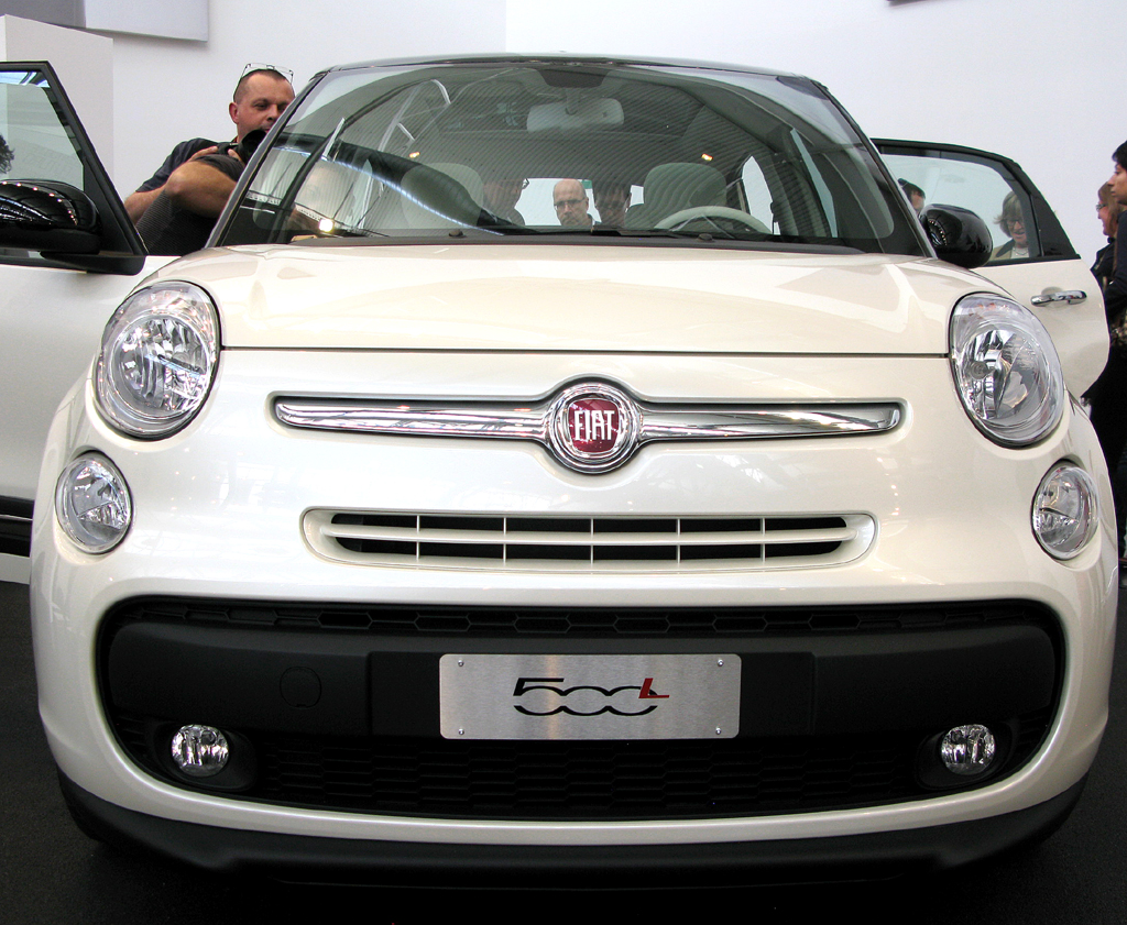 Blick auf die Frontpartie des 500L. 