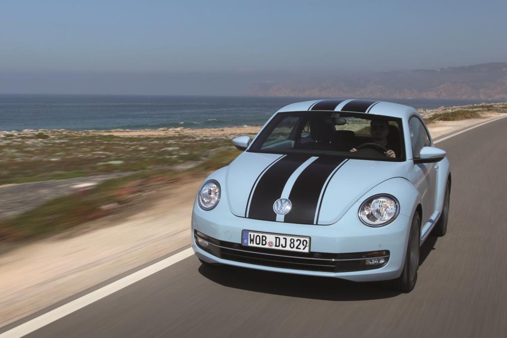 Der VW Beetle steht in der Design-Tradition des Käfer