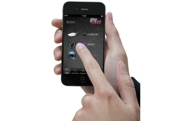 Fahrwerkstuning Tuning per Handy - Komfortable Einstellung