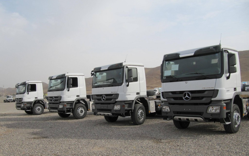 Mercedes-Benz lieferte 250 Actros in den Irak