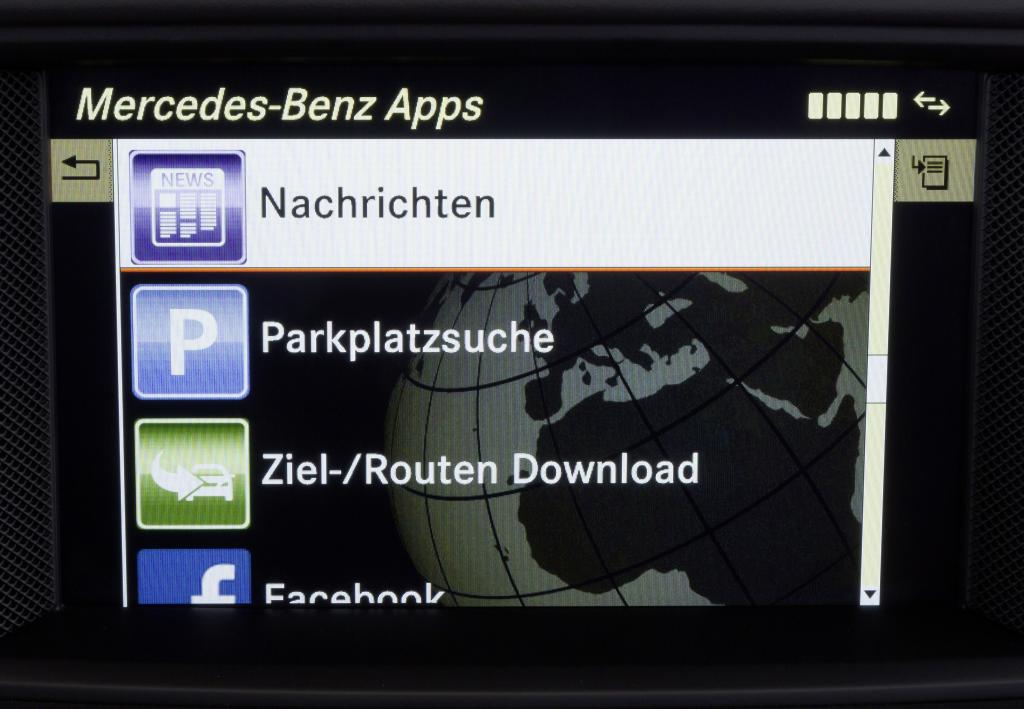 Nachrichten-App für das Mercedes 