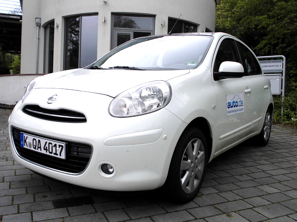 Nissan Micra, hier als Kompressorbenziner mit 72/98 kW/PS. Foto: Grebe 
