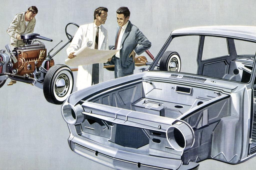Opel Kadett A Limousine Konstruktion