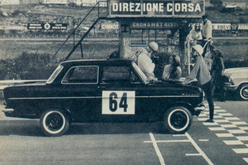 Opel Kadett A Limousine Motorsportwerbung 