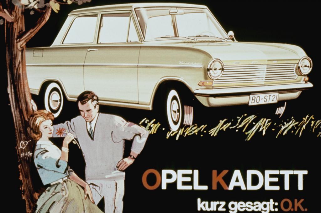 Opel Kadett A Limousine Werbung ab 1962