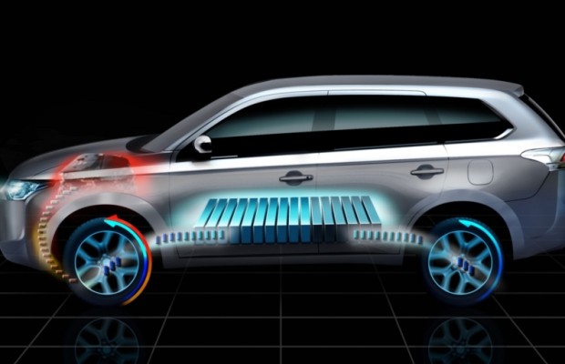 Paris 2012: Mitsubishi Outlander Plug-in - Elektroauto mit Allradantrieb