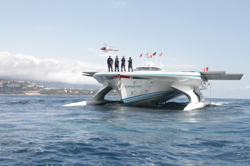 PlanetSolar geht auf Promotiontour im Mittelmeer