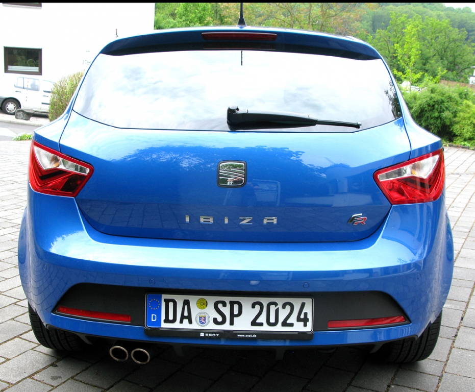 Seat Ibiza FR: Blick auf die Heckpartie.