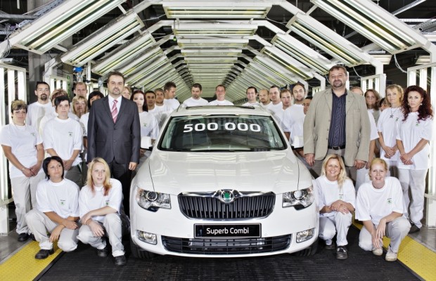 Skoda Superb: 500.000 Mittelklasse verlässt die Bänder