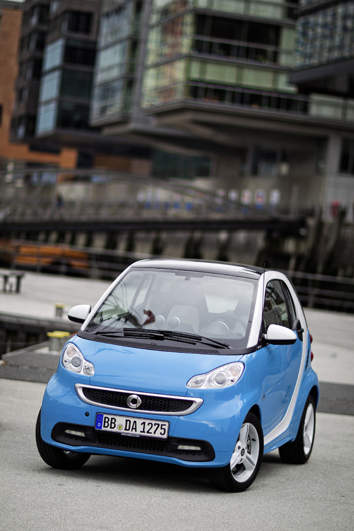 Smart Fortwo Edition Iceshine in Weiß oder Blau