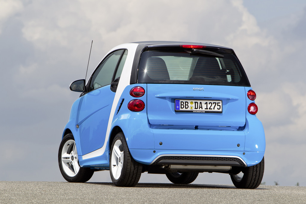 Smart Fortwo Edition Iceshine in Weiß oder Blau