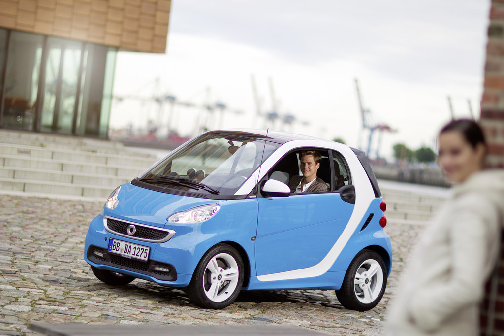 Smart Fortwo Edition Iceshine in Weiß oder Blau