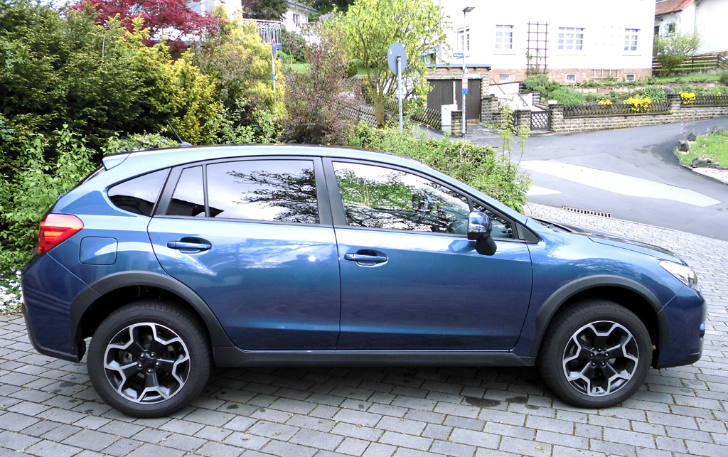 Subaru XV: Und so sieht der Geländegänger der Japaner von der Seite aus.