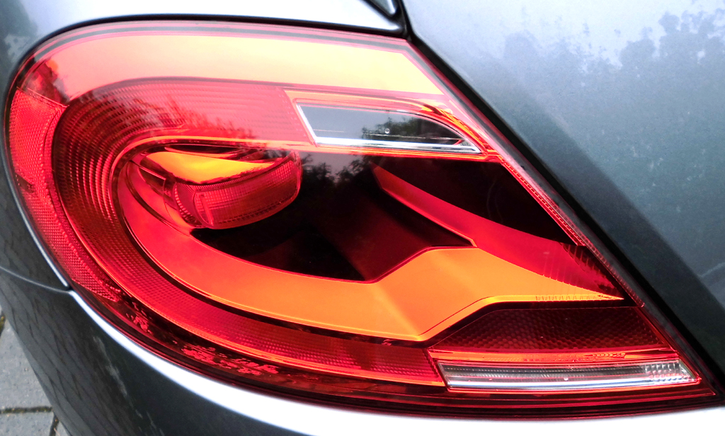 VW Beetle: Moderne Leuchteinheit hinten. 