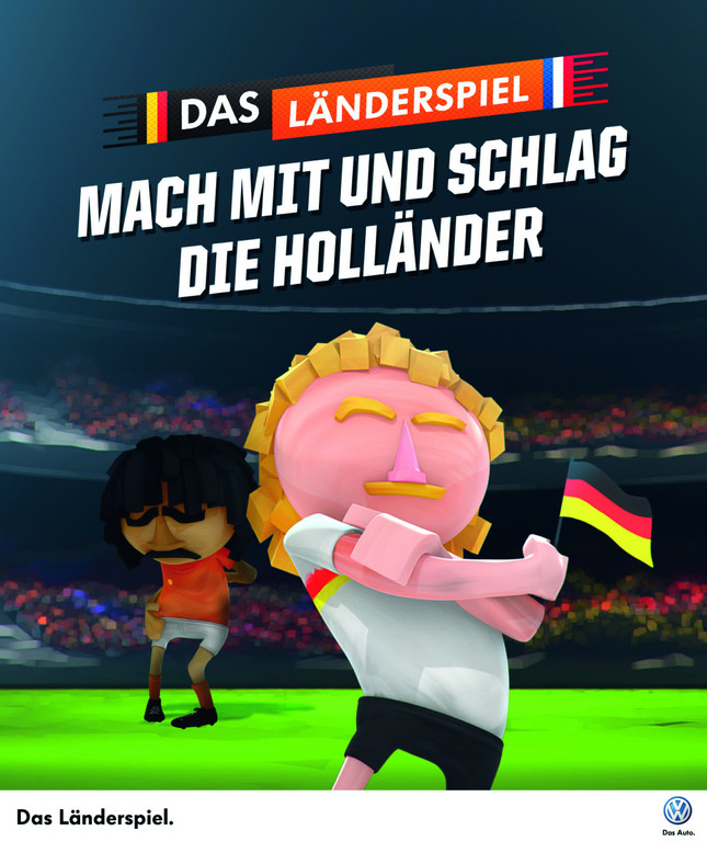 Volkswagen stimmt online auf EM-Spiel ein