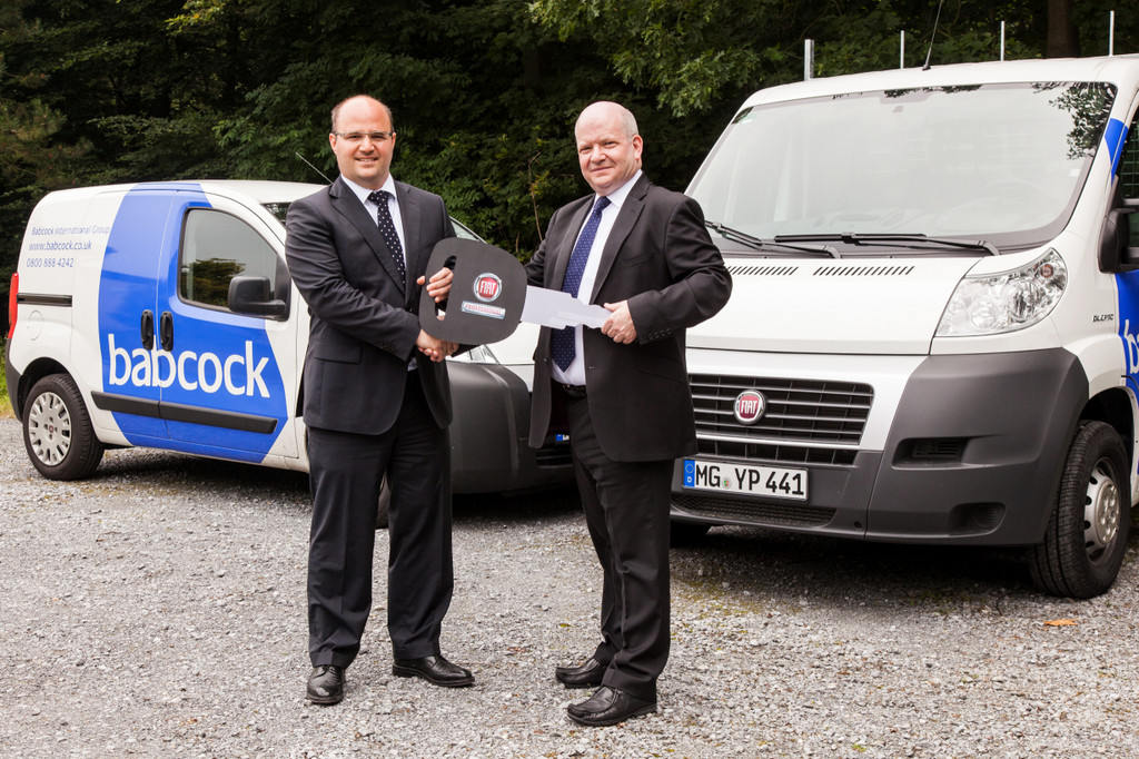 219 Fiat-Transporter an Babcock ausgeliefert