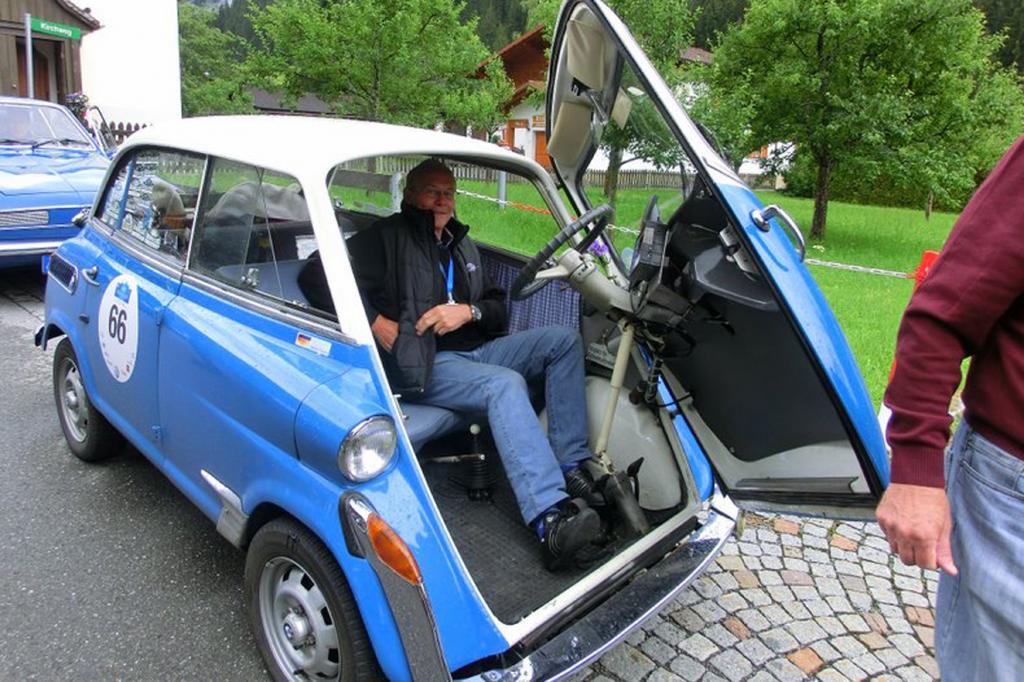 Auch eine BMW Isetta war mit dabei