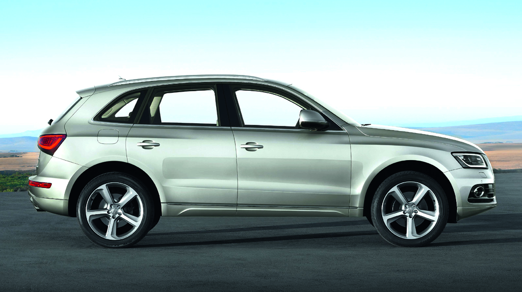 Audi Q5: ... und so von der Seite.