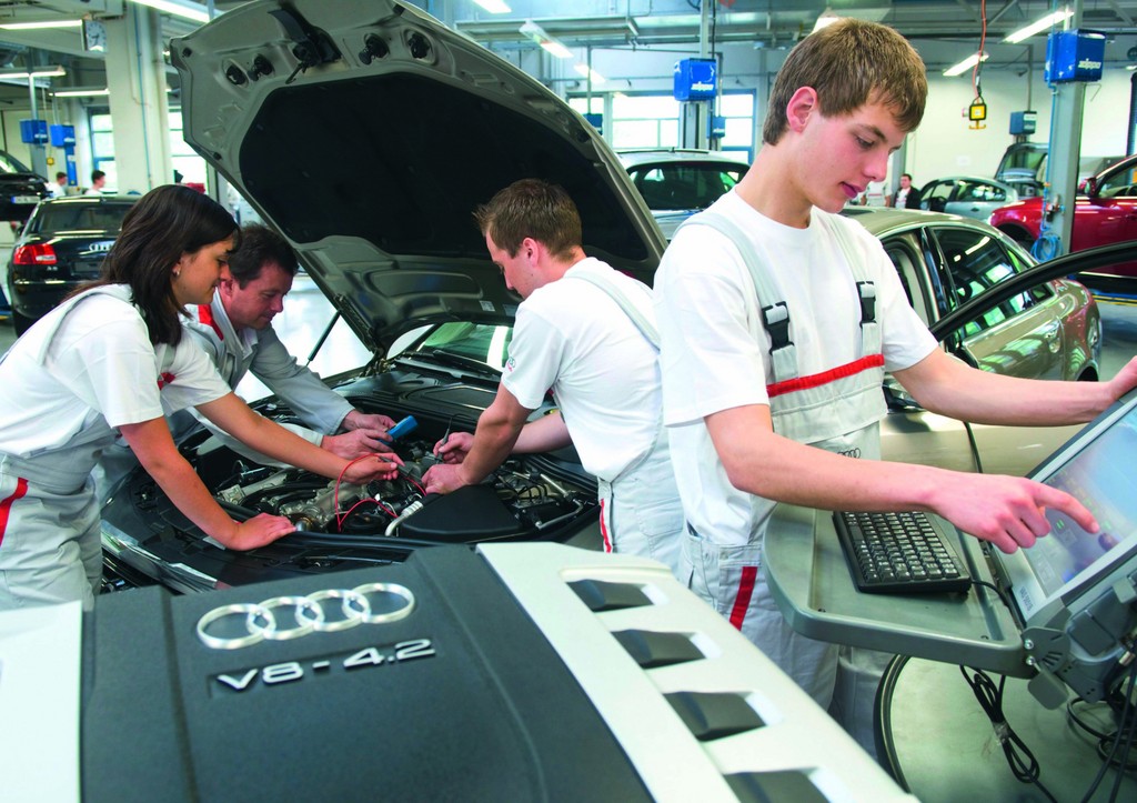 Bewerbungsbeginn bei Audi in Neckarsulm
