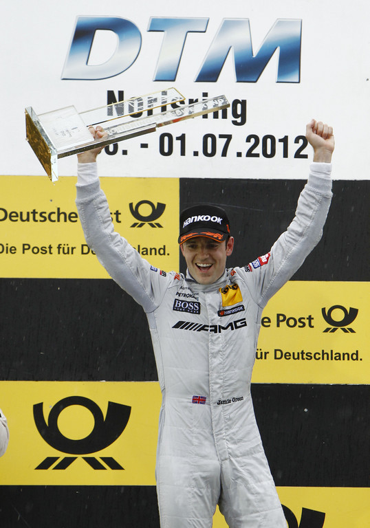 DTM 2012: Jamie Green überholt in der letzten Kurve