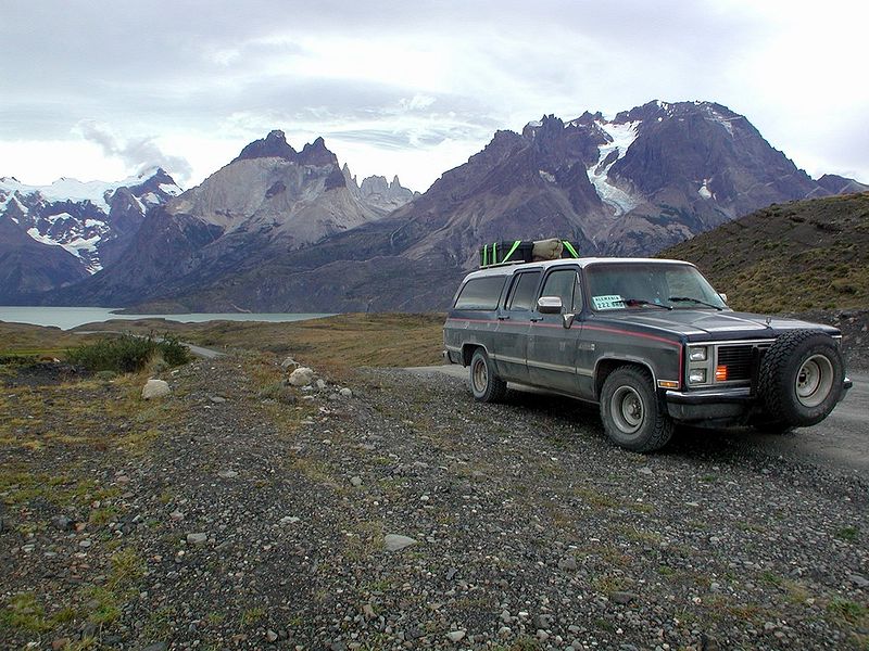 Dieser GMC Sierra fuhr die gesasmte Strecke von Alaska bis Feuerland - Bild: Wikipedia