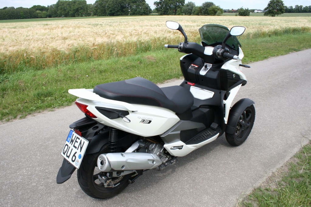 Fahrbericht Quadro 350 D: Sicherheitsgewinn ohne Spaßverlust