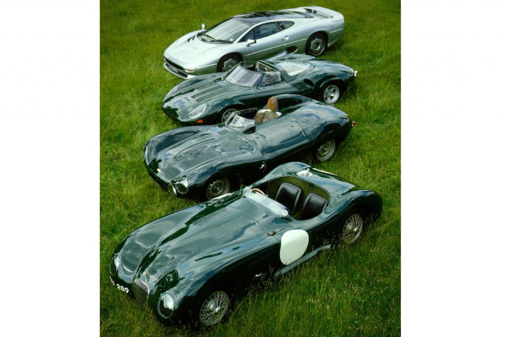 Jaguar XJ 220 ab 1992, XJ13. D-Type und C-Type