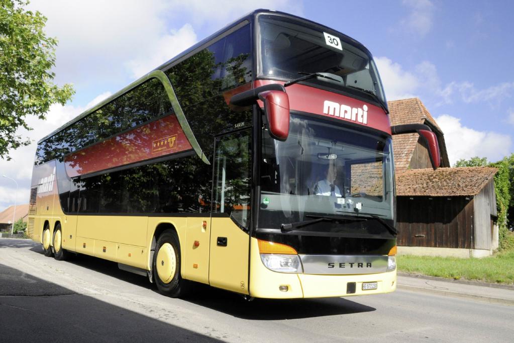 Jubiläums-Doppeldecker-Bus für die Schweiz
