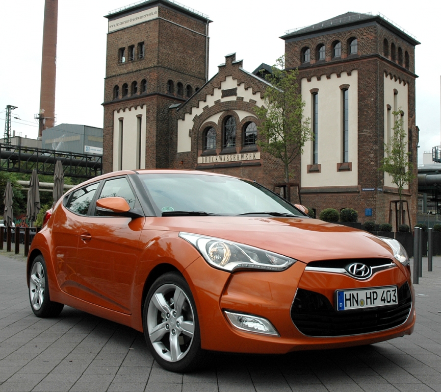 Kommt ab September als Turbo: Hyundai-Coupé Veloster.