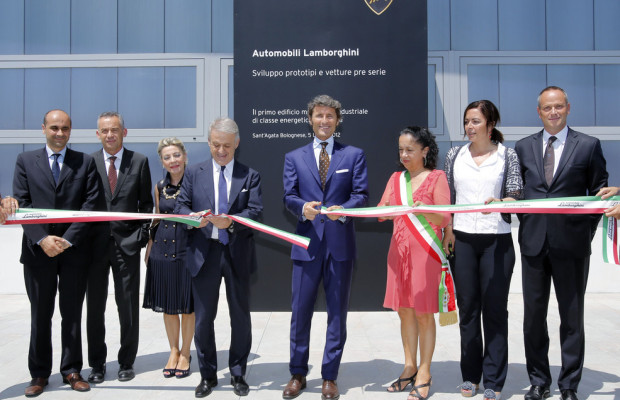 Lamborghini weiht Gebäude für Prototypen und Vorserienfahrzeuge ein