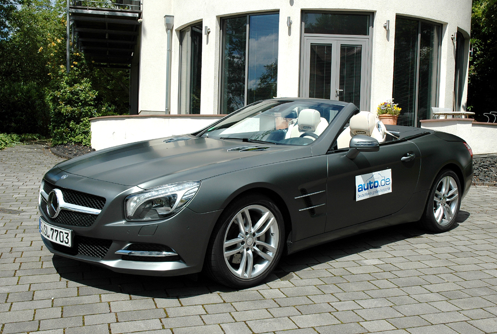 Mercedes SL, hier als Einstiegsmodell SL 350 mit 225/306 kW/PS. Fotos: Koch