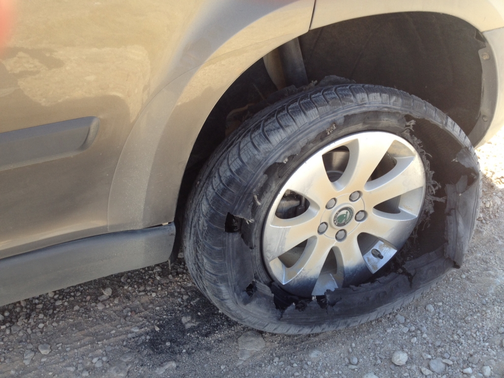 Namibia-Trail im Skoda Yeti: Premium-Pannen gibt es doch! | Foto: Axel Kahl