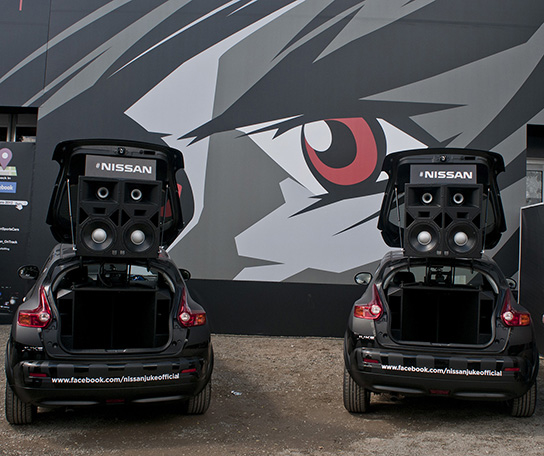 Nissan Juke Box geht auf Tour