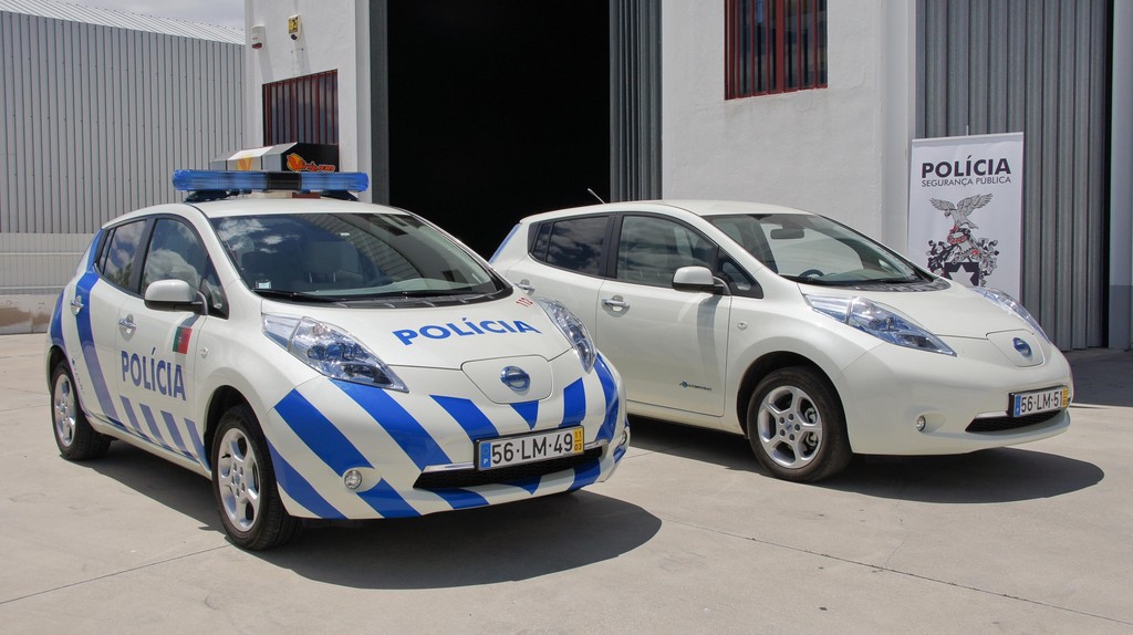 Nissan Leaf für portugiesische Polizei